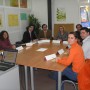 Emprendedores con el Responsable Técnico de la Escuela de Empresas de San Fernando