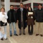 Representantes de diferentes organismos durante la visita a Túnez