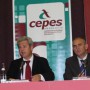 Vallejo durante la inauguración de la Asamblea General de CEPES Andalucía