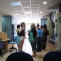 Asistentes durante la visita a las instalaciones del CADE de Huelva