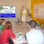 Asistentes durante la reunión informativa desarrollada en la Escuela de Empresas de Villanueva de Algaidas
