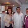 Inmaculada López, coordinadora técnica del CADE, en la visita a la empresa 'Cortijo Cueva, S.L.'
