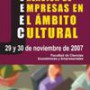 Cartel de las Jornadas 'Creación de Empresas en el ámbito cultural'