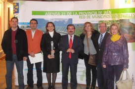 Promotores de TCH Vega de Hornos junto a representantes de la Red Territorial