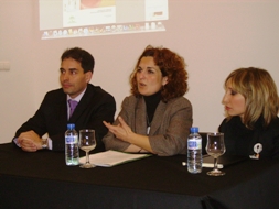 La Delegada de Innovación en Málaga en un momento de su presentación