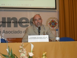 Técnico de Andalucía Emprende durante su intervención
