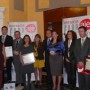 Premiados junto a la delegada de Innovación, Ciencia y Empresa en Almería, Sonia Rodríguez