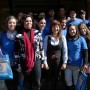 Los alumnos junto a la delegada de Innovación en Cádiz