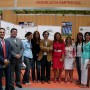 La delegada de Economía, Angelines Ortiz, en el stand de Andalucía Emprende