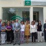 El consejero de Empleo y el director gerente de Andalucía Emprende en la inauguración de el CADE de El Ejido