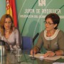 En la foto, la delegada del Gobierno, Sonia Ferrer y la delegada de Economía, Innovación, Ciencia y Empleo, Adriana Valverde