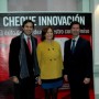 En la foto, el secretario general de Innovación, la delegada de Economía y el presidente de la Confederación de Empresarios de Sevilla
