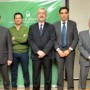 El consejero de Economía, Innovación, Ciencia y Empleo, Antonio Ávila, con representantes de asociaciones de autónomos.