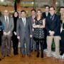 El secretario general de Economía y la directora gerente, junto a parte del equipo de Andalucía Emprende.