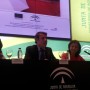 El secretario general de Innovación, Vicente Fernández, acompañado por la delegada de Economía del Ayto. de Dos Hermanas y la delegada territorial de la Consejería de Economía en Sevilla.