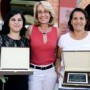 Las premiadas con la alcaldesa de Benalmádena