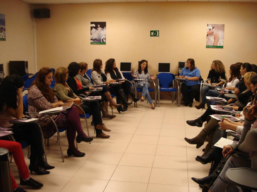 Empresarias durante un encuentro organizado por Andalucía Emprende