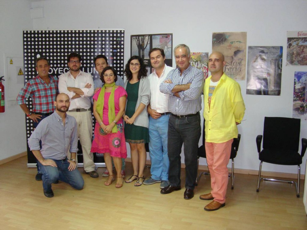 Representantes de la Asociación de Gestores Culturales de Andalucía que visitó Proyecto Lunar en Córdoba.