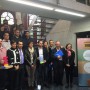 El delegado del Gobierno de la Junta, José Luis Ruiz y la delegada de Economía, Marta Rueda, con los ganadores provinciales