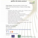 Cartel Jornada El Coaching las presentaciones eficaces, la gestión del miedo escénico.jpg