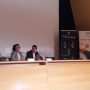 Juan Borrego, delegado territorial de Economía, Innovación, Ciencia y Empleo en Sevilla acompañado de Carmen Castreño, delegada de Economía del Ayuntamiento de Sevilla, durante la inauguración del concurso