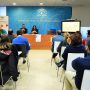 La delegada de Economía en Cádiz acompañada del director provincial de Andalucía Emprende en esta provincia