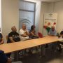 El delegado de Conocimiento y Empleo en una reunión con emprendedores y comerciantes de Berja