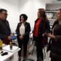 Del Moral durante su visita a la empresa 'Agua de Olivo' en el CADE de Martos (Jaén)