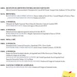 Programa del evento