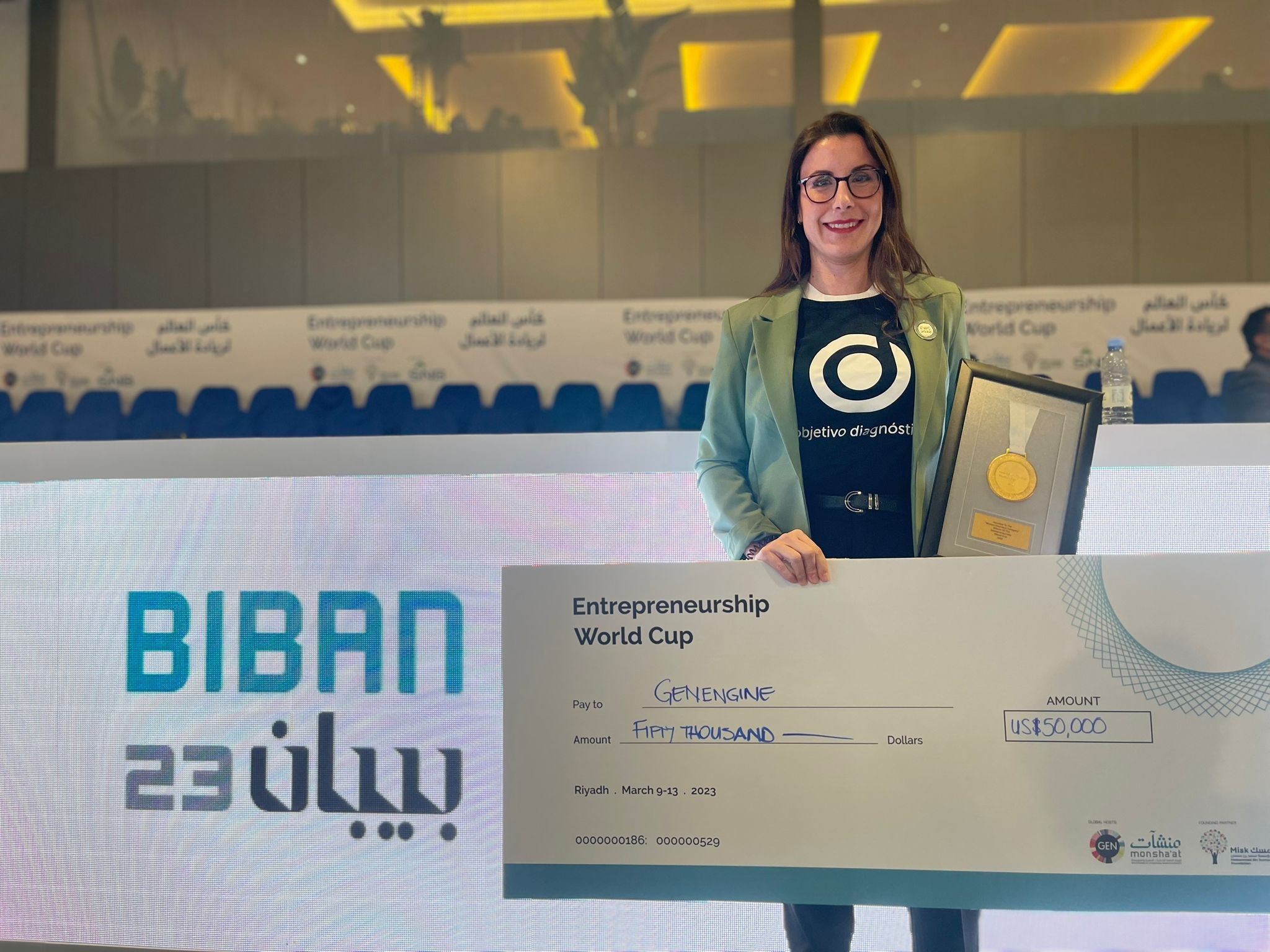 Uma startup andaluza apoiada pelo Conselho, entre os vencedores da grande final da Copa do Mundo de Empreendedorismo em Riade
